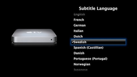 apple tv remote app switch subtitles